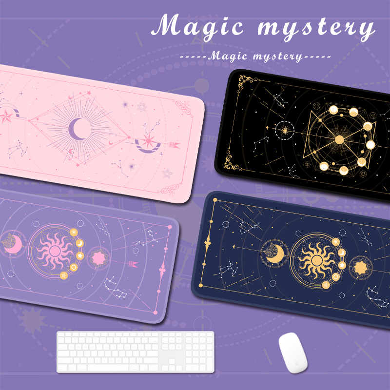 Laptop Accessories Mouse - Magic Moon Star viola Extra Large