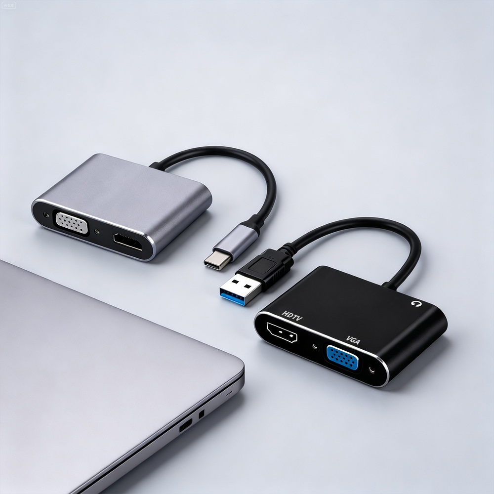 Hdmi Vga Adapter - Adattatore USB 3.0/TYPE-C a HDMI VGA