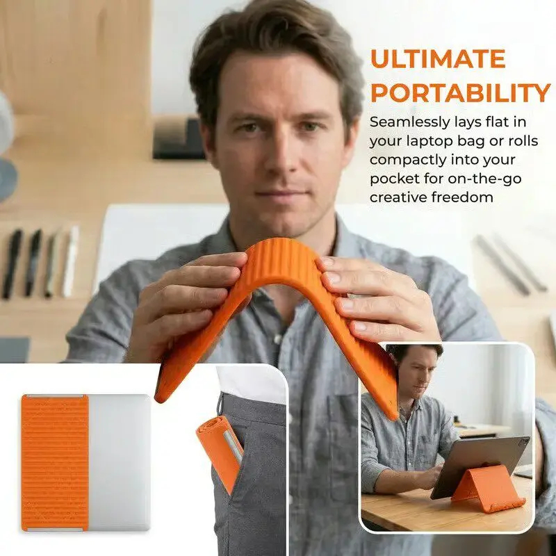 Apple Accessories Laptop - Supporto Pieghevole in Silicone per Telefoni,