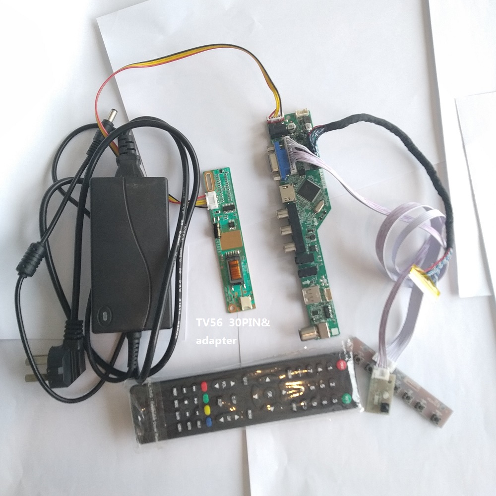 Hdmi Vga Adapter - Kit scheda controller TV56 con adattatore