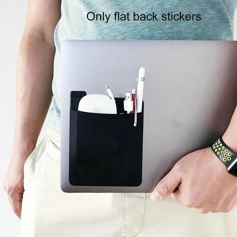 Laptop Accessories Kit Bag - Borsa portaoggetti posteriore autoadesiva per laptop