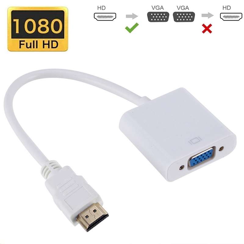 Hdmi Vga Adapter - Adattatore HDMI-compatibile 1080P a VGA, Convertitore
