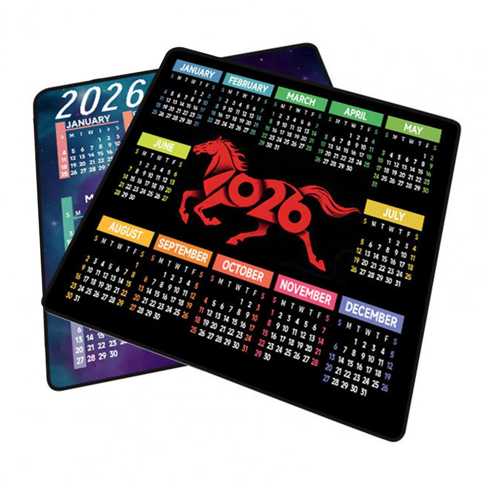 Laptop Accessories Mouse - Tappetino per mouse calendario 2026 Tappetino