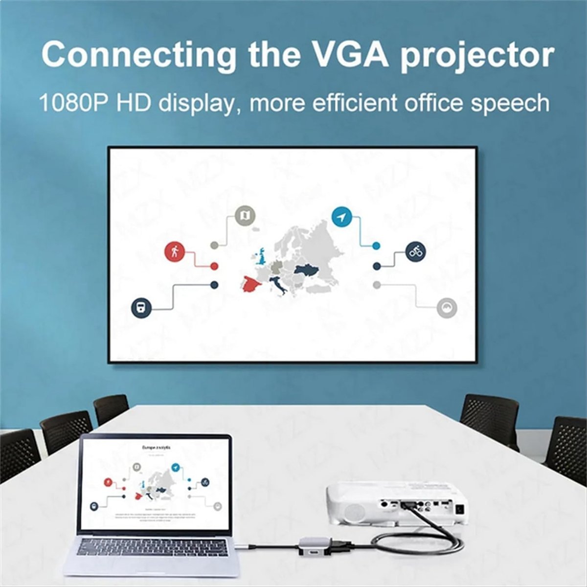 Hdmi Vga Adapter - * Docking station USB C A14E,