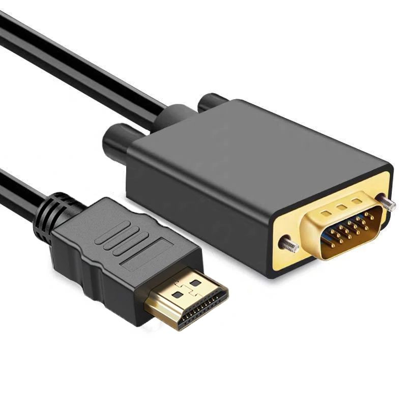 Hdmi Vga Adapter - Convertitore Video 1.8M 1080P cavo adattatore