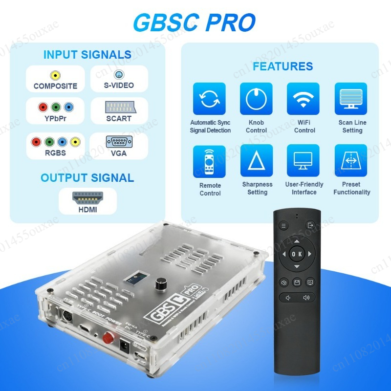 Hdmi Vga Adapter - Convertitore di Segnale GBSC RGBS, Adattatore