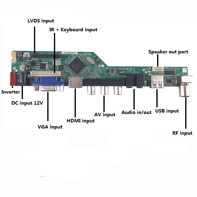 Kit scheda controller TV56 con - Hdmi Vga Adapter recensione e prezzo