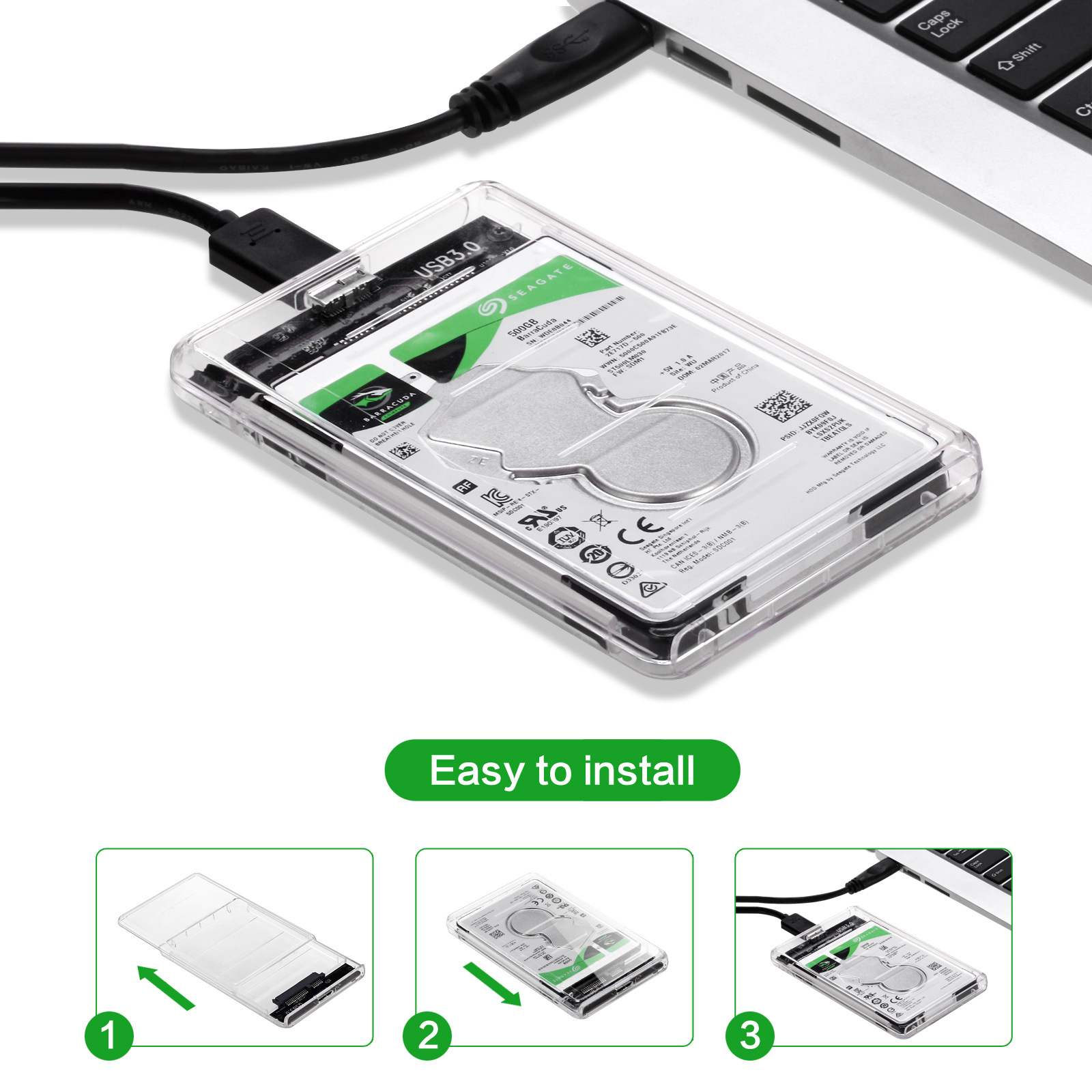 Case esterno trasparente da 2, - Laptop Accessories Distributor recensione e prezzo
