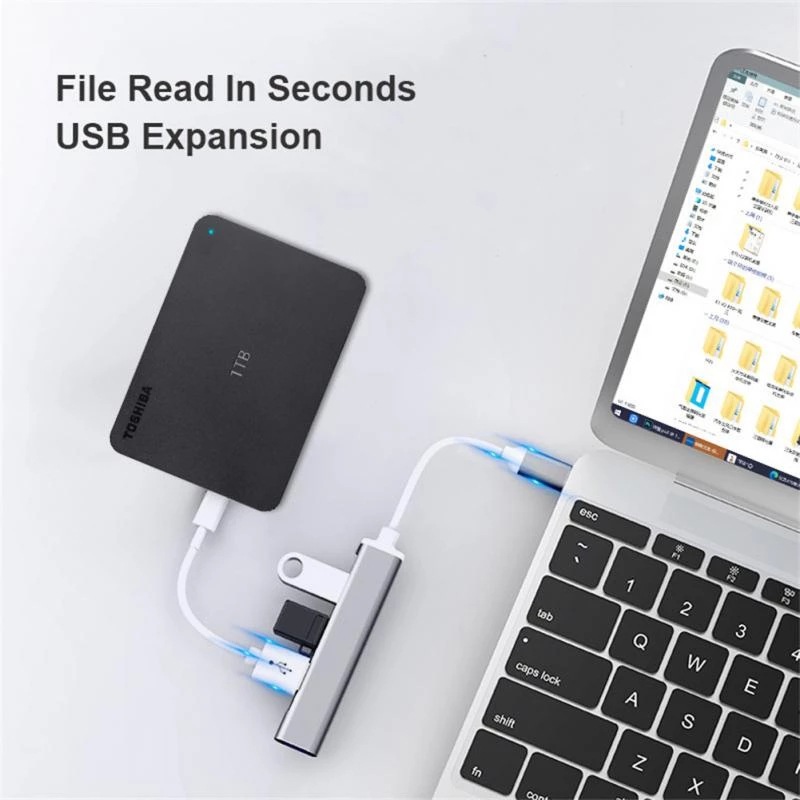 Hub Extender 4-in-1 Tipo-C, Hu - Laptop Accessories And Gadgets recensione e prezzo