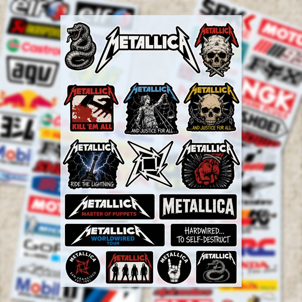 Adesivi M-Metallica per Moto,  - Laptop Accessories Ideas recensione e prezzo
