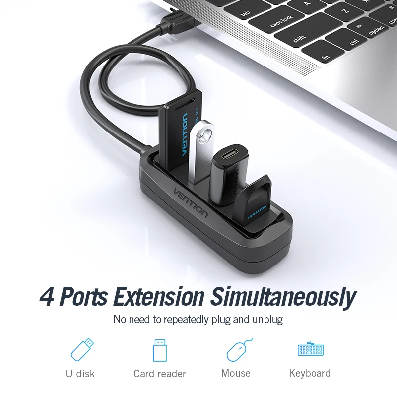 Vention USB 2.0 HUB 4 porte co - Laptop Accessories And Gadgets recensione e prezzo