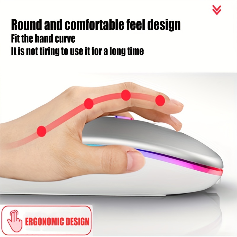 Mouse wireless RGB ricaricabil - Laptop Accessories Mouse recensione e prezzo