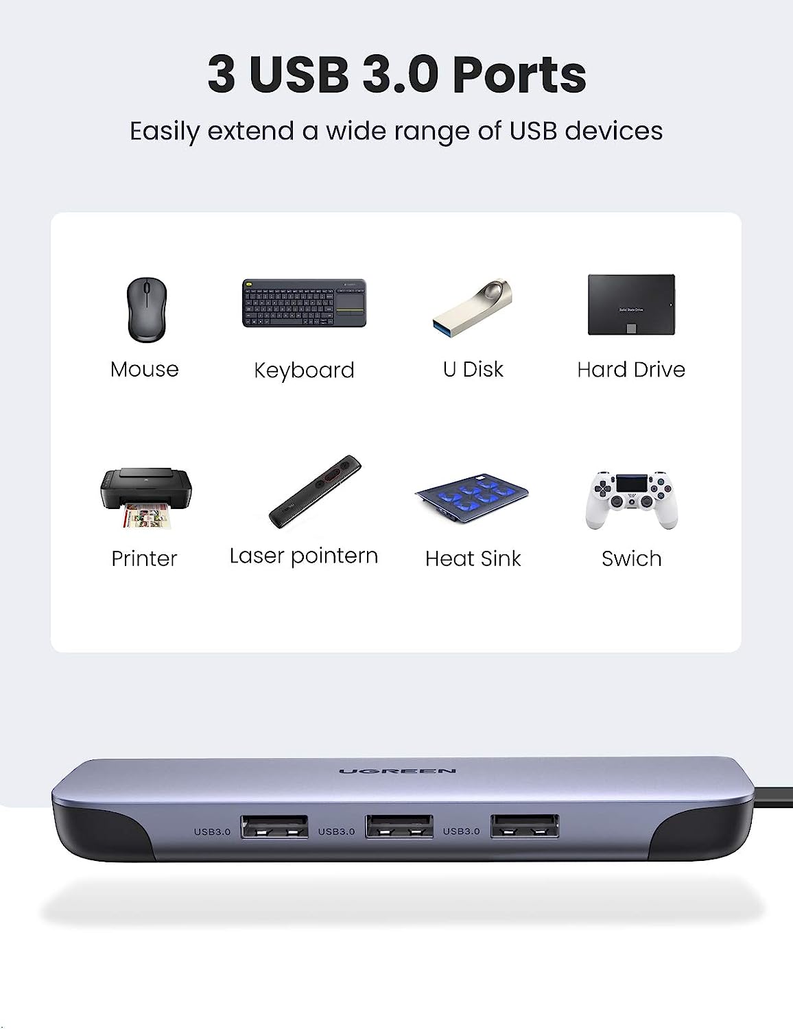 UGREEN Hub USB C Dock adattato - Hdmi Vga Adapter recensione e prezzo