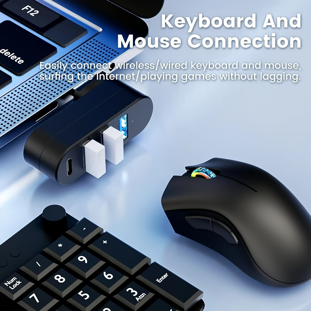 Mini Hub USB 3.0 a 4 Porte, Ad - Laptop Accessories And Gadgets recensione e prezzo